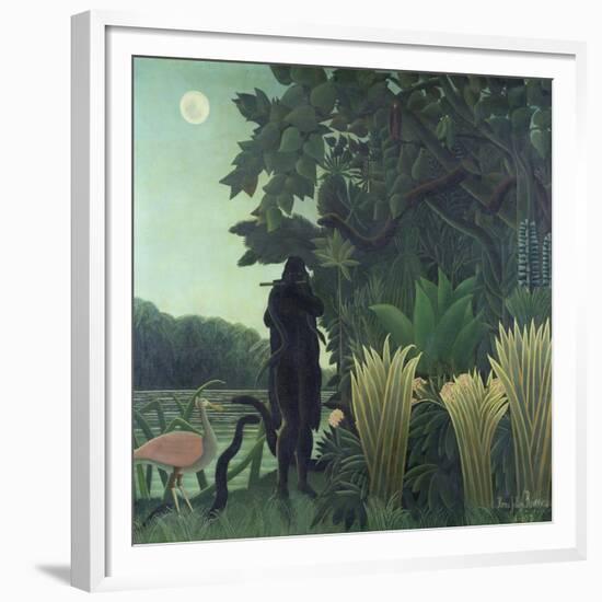 The Snake Charmer, 1907 (La Charmeuse Des Serpents)-Henri Rousseau-Framed Giclee Print