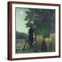 The Snake Charmer, 1907 (La Charmeuse Des Serpents)-Henri Rousseau-Framed Giclee Print