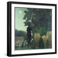 The Snake Charmer, 1907 (La Charmeuse Des Serpents)-Henri Rousseau-Framed Giclee Print