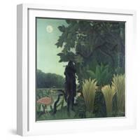 The Snake Charmer, 1907 (La Charmeuse Des Serpents)-Henri Rousseau-Framed Giclee Print