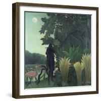 The Snake Charmer, 1907 (La Charmeuse Des Serpents)-Henri Rousseau-Framed Giclee Print