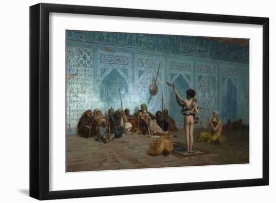 The Snake Charmer, C.1879 (Oil on Canvas)-Jean Leon Gerome-Framed Giclee Print