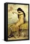 The Snake Charmer-Paul Desire Trouillebert-Framed Stretched Canvas