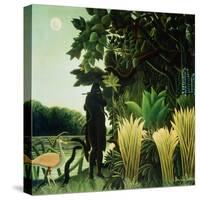 The Snake Charmer-Henri Rousseau-Stretched Canvas