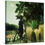 The Snake Charmer-Henri Rousseau-Stretched Canvas