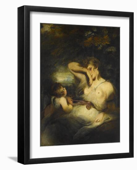 The Snake in the Grass (Love Unloosing the Zone of Beauty), 1785-Sir Joshua Reynolds-Framed Giclee Print