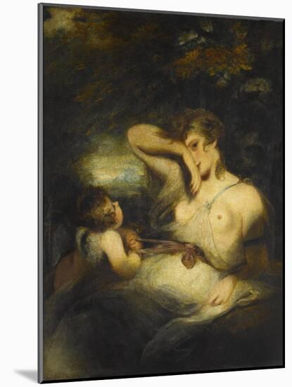 The Snake in the Grass (Love Unloosing the Zone of Beauty), 1785-Sir Joshua Reynolds-Mounted Giclee Print