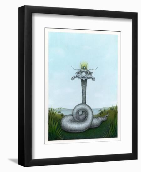 The Snake King-Wayne Anderson-Framed Premium Giclee Print