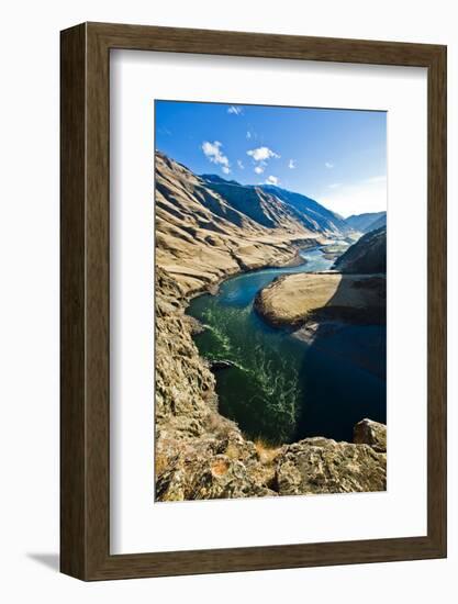 The Snake River, as Seen from Suicide Point at Hells Canyon in Idaho-Ben Herndon-Framed Photographic Print