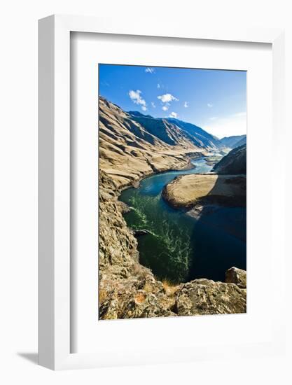 The Snake River, as Seen from Suicide Point at Hells Canyon in Idaho-Ben Herndon-Framed Photographic Print