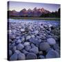 The Snake River, Teton National Park, Teton Range, Wyoming, USA-Charles Gurche-Stretched Canvas