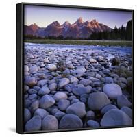 The Snake River, Teton National Park, Teton Range, Wyoming, USA-Charles Gurche-Framed Photographic Print