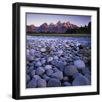 The Snake River, Teton National Park, Teton Range, Wyoming, USA-Charles Gurche-Framed Photographic Print