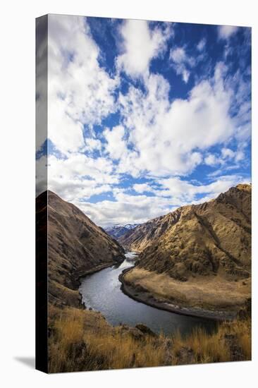 The Snake River Winds Through the Scenic Hells Canyon on the Idaho-Oregon Border-Ben Herndon-Stretched Canvas