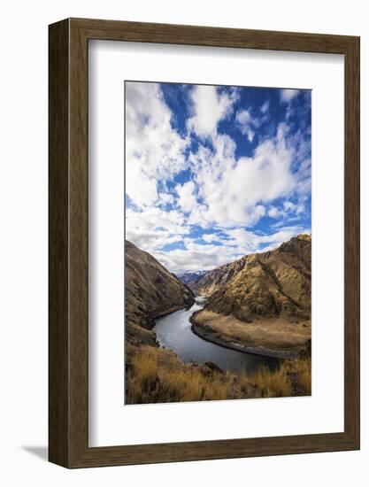 The Snake River Winds Through the Scenic Hells Canyon on the Idaho-Oregon Border-Ben Herndon-Framed Photographic Print