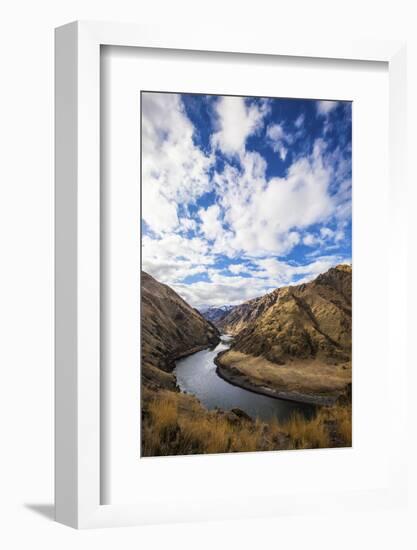 The Snake River Winds Through the Scenic Hells Canyon on the Idaho-Oregon Border-Ben Herndon-Framed Photographic Print