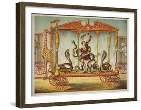 The Snake Wagon-Vintage Reproduction-Framed Art Print