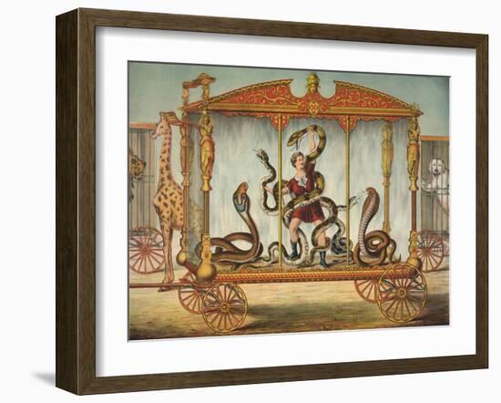 The Snake Wagon-null-Framed Giclee Print