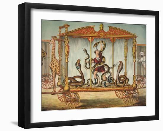 The Snake Wagon-null-Framed Giclee Print