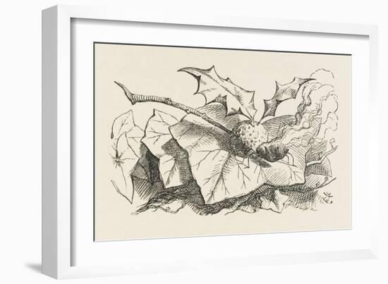 The Snap-Dragon-Fly-John Tenniel-Framed Art Print