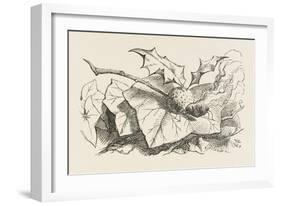 The Snap-Dragon-Fly-John Tenniel-Framed Art Print