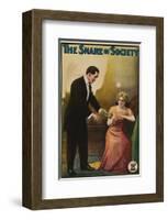 The Snare Of Society - 1911-null-Framed Giclee Print