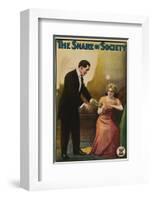 The Snare Of Society - 1911-null-Framed Giclee Print