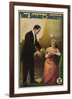 The Snare Of Society - 1911-null-Framed Giclee Print