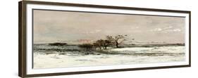 The Snow, 1873-Charles-Francois Daubigny-Framed Premium Giclee Print