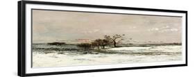 The Snow, 1873-Charles-Francois Daubigny-Framed Premium Giclee Print