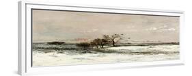 The Snow, 1873-Charles-Francois Daubigny-Framed Premium Giclee Print