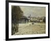 The Snow at Marly-Le-Roi, 1875-Alfred Sisley-Framed Giclee Print