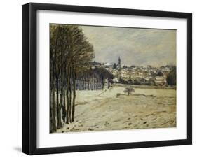 The Snow at Marly-Le-Roi, 1875-Alfred Sisley-Framed Giclee Print