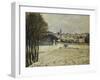 The Snow at Marly-Le-Roi, 1875-Alfred Sisley-Framed Giclee Print