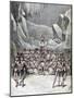 The Snow Ballet, from 'La Voyage Dans La Lune' by Jacques Offenbach, 1892-Henri Meyer-Mounted Giclee Print