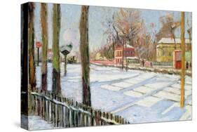 The Snow, Bois, 1886-Paul Signac-Stretched Canvas