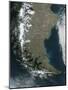 The Snow-Capped Andes Dominate the Left Side of This Image of Southern Chile and Argentina-Stocktrek Images-Mounted Photographic Print