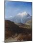 The Snow Capped Atlas Mountains of the Grand Kabylie, Algeria-Paul H. Ellis-Mounted Giclee Print