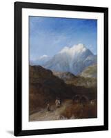 The Snow Capped Atlas Mountains of the Grand Kabylie, Algeria-Paul H. Ellis-Framed Giclee Print