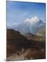 The Snow Capped Atlas Mountains of the Grand Kabylie, Algeria-Paul H. Ellis-Mounted Giclee Print