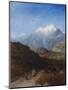 The Snow Capped Atlas Mountains of the Grand Kabylie, Algeria-Paul H. Ellis-Mounted Premium Giclee Print