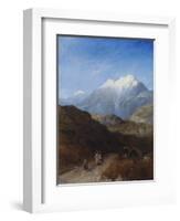 The Snow Capped Atlas Mountains of the Grand Kabylie, Algeria-Paul H. Ellis-Framed Giclee Print