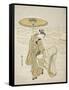 The Snow-Clogged Geta, C.1767-68-Suzuki Harunobu-Framed Stretched Canvas