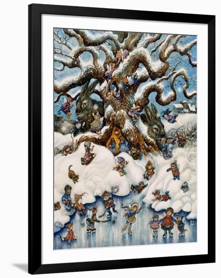The Snow Fairies-Bill Bell-Framed Giclee Print