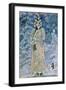 The Snow Maiden, a Sketch for the Opera by Nikolai Rimsky-Korsakov, 1890s-Mikhail Aleksandrovich Vrubel-Framed Giclee Print