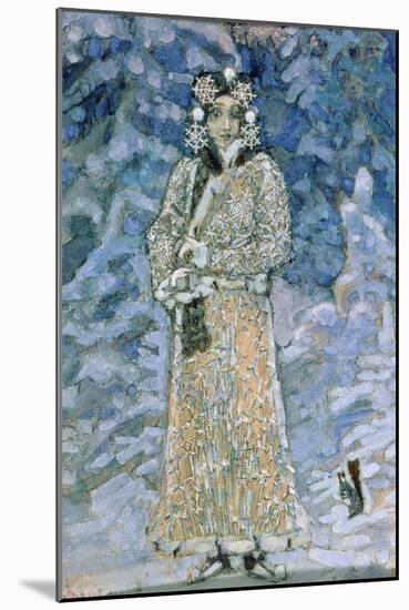 The Snow Maiden, a Sketch for the Opera by Nikolai Rimsky-Korsakov, 1890s-Mikhail Aleksandrovich Vrubel-Mounted Giclee Print