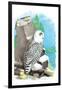 The Snow Owl-Theodore Jasper-Framed Art Print