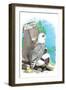 The Snow Owl-Theodore Jasper-Framed Art Print