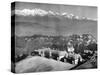The Snow Range and Darjeeling from Above St Paul's School, West Bengal, India, C1910-null-Stretched Canvas
