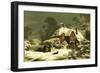 'The Snow Storm' by Ralph Waldo Emerson-Alexander Francis Lydon-Framed Giclee Print